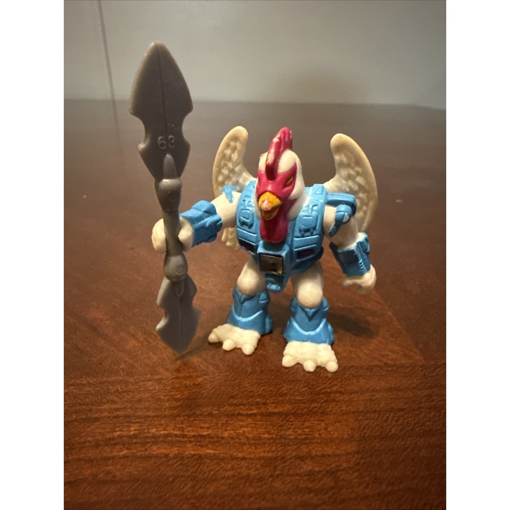 Vintage 1987 Hasbro Battle Beasts  #63 ROWDY ROOSTER Figure Weapon